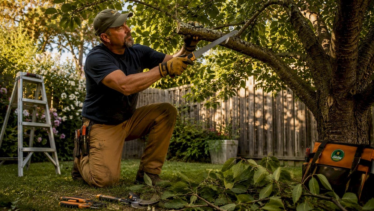 How to Safely Trim Backyard Tree Branches