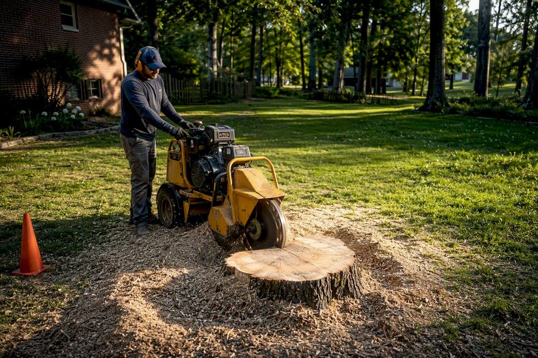 Shreveport Homeowners: Stump Grinding Cost $87–$291 Per Stump